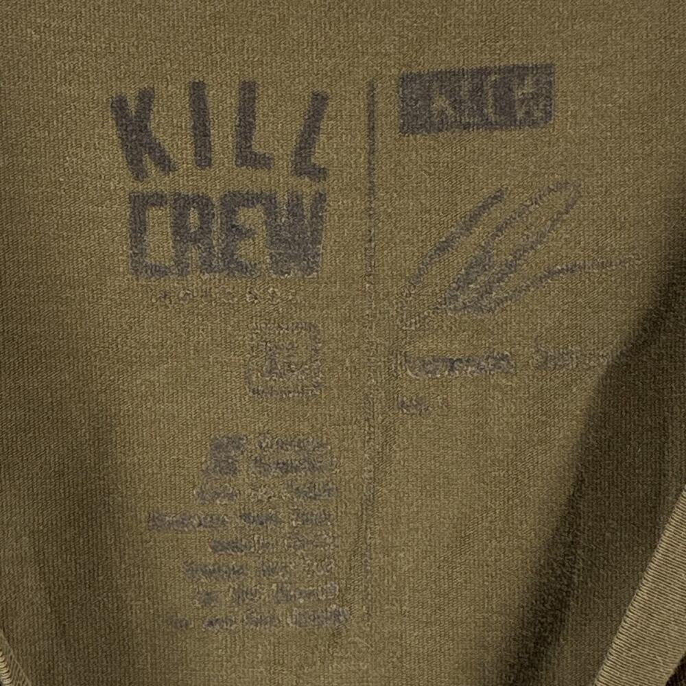 Kill Crew TShirt Mens L Olive Drab Wolves Among Sheep Workout MMA UFC BJJ Boxing - Picture 8 of 8